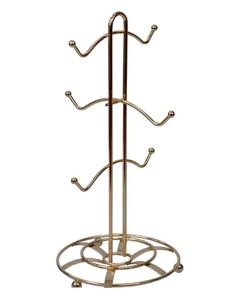 6-Hook Rose <b>Gold</b> <b>Mug</b> Tree High Quality new modern and luxury design for Kitchenware Hot Selling wholesale made in india 2023 - Product Image 1