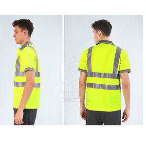Ropa DE TRABAJO Camisa de seguridad de poliéster de nylon Camisa DE SEGURIDAD hecha a medida Camisa de seguridad de alta visibilidad más vendida - Product Image 3