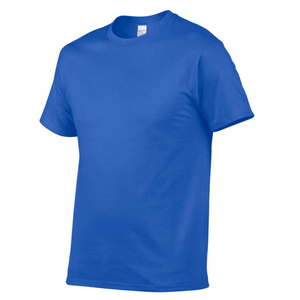 Vente en gros de t-shirts pour hommes de qualité supérieure, personnalisables avec logo, coupe classique, manches courtes, couleur unie, polyester et coton respirant - Product Image 5