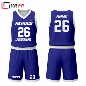 Cá Nhân Tùy Chỉnh Giá Rẻ 100% Polyester Bóng Rổ Jersey Thoáng Khí Đào Tạo Bóng Rổ Đồng Phục - Product Image 2