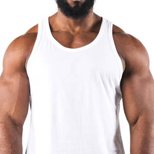 Camiseta Deportiva de Tirantes para Hombre de Color Sólido y Alta Calidad con Logotipo Personalizado / Camiseta Deportiva Informal Ligera y Cómoda para Hombre - Product Image 5