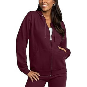 Vente en gros ODM/OEM de sweats à capuche hommes taille Puls fermeture éclair complète sweats à capuche avec logo imprimé personnalisé - Product Image 5