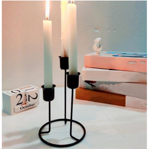 Bougeoir sur mesure écologique éclairage noir coloré décor à la maison maison Villa bougeoir en métal - Product Image 6