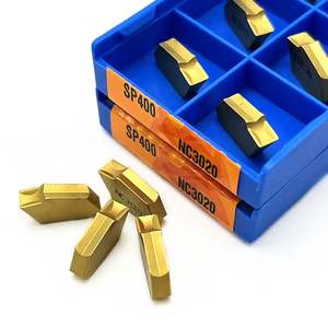Machine <strong>Tool</strong> Grooving Inserts SP200 SP300 SP400 P C9030 N C3020 Grooving Carbide Inserts <strong>SP</strong> 300 Lathe <strong>Tools</strong> Turning Insert - Product Image 2