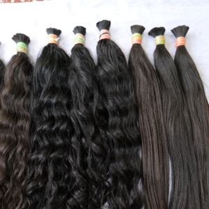 Prix usine cheveux en vrac Extensions de cheveux humains bruts vietnamiens de qualité supérieure Style cheveux raides ondulés bouclés - Product Image 4