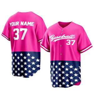 Venta Caliente, Camisetas de Béisbol Personalizadas de Alta Calidad para Hombre, Uniformes con Pantalones Cortos Personalizados con Técnica de Sublimación - Product Image 4