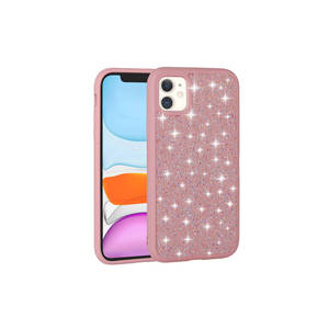 Coque de téléphone Netzy de luxe avec strass et diamants, design lilas, protection pour iPhone 11 et XR, coques arrière pour téléphone portable - Product Image 4