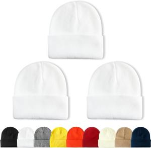 Gorro de invierno unisex, diseño de logotipo personalizado, Material de Jacquard suave, gorro de punto de lana 100% para playa y viajes, marca OEM - Product Image 5