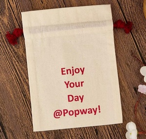 Bolsa con cordón de muselina para embalaje de joyas y alimentos, bolsa de algodón suave para almacenamiento y organización - Product Image 6