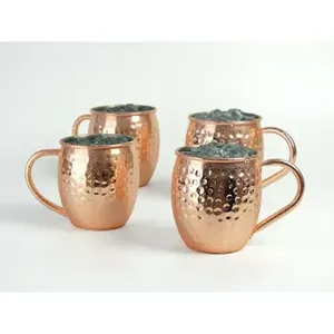 Latest Arrival Metal <b>Copper</b> Made Coffee Mug and <b>Cups</b> With Handle in Reasonable Price Handcrafted Designer Fancy Drinkware - Product Image 2