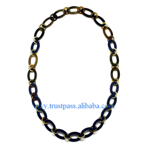 Collar de cuerno de búfalo elegante Natural de Vietnam, cadena de hebra con ajuste de Garra Para bodas, fiestas, aniversarios, boda, Gift-VN177 - Product Image 1
