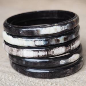 Pulseras naturales pulsera de cuerno de búfalo tendencia brazalete de animales brazaletes de alta calidad joyería - Product Image 2