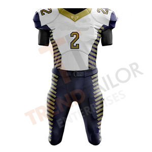Uniformes de Fútbol Americano Personalizados al por Mayor 24/25 para Adultos con Tackle Twill - Product Image 3