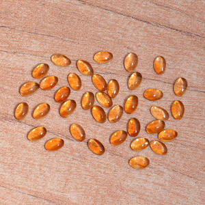 AAA + citrino 3x5mm espalda plana cabinas lisas piedras preciosas citrino Natural cabujón ovalado piedras preciosas semipreciosas cabujón suelto para joyería - Product Image 5