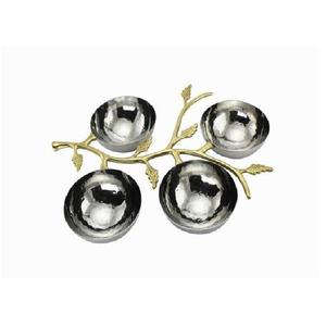 Cuenco de Hojas de Aluminio Hecho a Mano, Decoración Moderna para el Hogar - Product Image 1