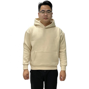 2025 mode en gros blanc hommes Streetwear sweats à capuche 1005 coton surdimensionné goutte épaule unisexe plusieurs couleurs grande taille - Product Image 3