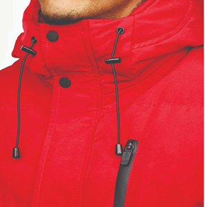 Chaqueta de invierno con bolsillos para hombre, abrigo grueso, chaqueta acolchada con capucha extraíble, chaqueta acolchada de burbujas para exteriores - Product Image 3