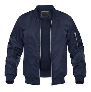 Chaqueta Bomber de Invierno para Hombre, Diseño OEM, Ajustada, Ligera, Impermeable y Transpirable, con Forro de Algodón - Product Image 6