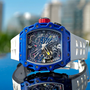Đồng hồ cơ khí cao cấp dành cho người nổi tiếng, lên dây cót bằng tay, tourbillon, sapphire, chronograph, Richard Mille <span class=keywords><strong>R</strong></span> M 65-01 McLaren W1 - Product Image 3