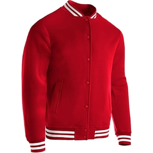 Chaqueta universitaria personalizada al por mayor con logotipo bordado chaqueta universitaria con mangas de cuero de diseño libre para hombre - Product Image 5