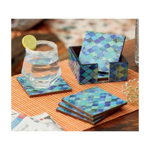 Posavasos de té MDF de resina de calidad de lujo hecho a mano, peso ligero, Hoteles únicos, resorts, regalos de bienvenida, trofeos, medallas y placas - Product Image 5