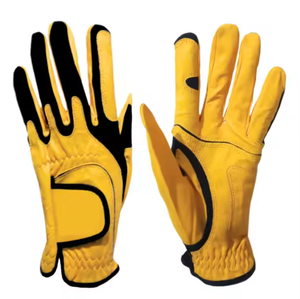 Logo personnalisé Hommes Femmes Gants de golf spandex en cuir PU synthétique respirant de qualité supérieure Main gauche droite Cabretta Sports EOM - Product Image 1