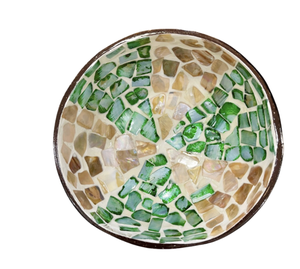 Cuenco de cáscara de coco de Vietnam, plato rústico pulido ecológico artesanal hecho a mano para utensilios de cocina, comedor para el hogar y decoración de interiores - Product Image 6