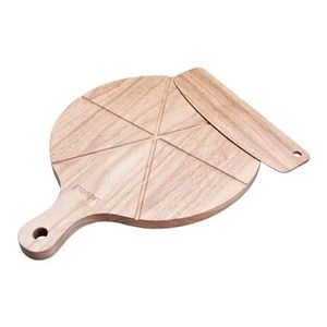 Paleta de madera para pizza, placa de pelar pasteles, soporte de corte para hornear, herramientas de cocina, tabla de servicio de piedras para Pizza en venta - Product Image 4