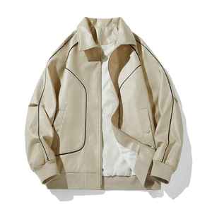 Personnalisez votre logo de marque Vestes pour hommes Nouveau design unique Anti-rétrécissement Deux meilleures couleurs Vestes pour homme Meilleure veste tendance pour homme - Product Image 2