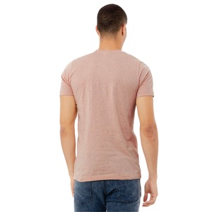 Élégant hommes Stock O-cou T-shirt Vintage lavé à manches courtes en coton doux pour une tenue décontractée confortable et polyvalent disponible - Product Image 2