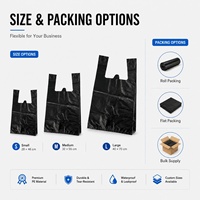 Sacs poubelles robustes en plastique PE pour entrepreneurs de construction, fournis directement par l'usine