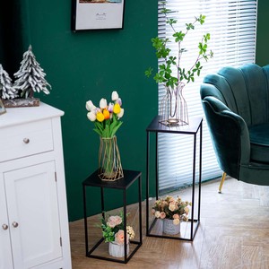 Soporte de flores de Metal negro de calidad Superior, jarrón de fragancia Natural, soporte de maceta para el hogar, boda, restaurantes, decoraciones de boda - Product Image 6