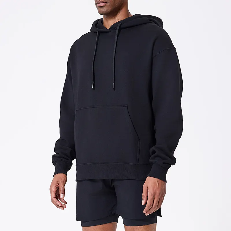 Fabricantes de sudaderas con capucha OEM personalizadas, ropa deportiva, sudaderas con capucha, Impresión de hojaldre para exteriores, ropa de calle Unisex, sudaderas con capucha para hombres