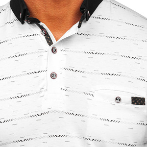Camisetas Polo Casuales de Poliéster de Alta Calidad al por Mayor, Camisetas Polo de Golf Lisas para Hombre, para Impresión de Logotipo OEM - Product Image 4