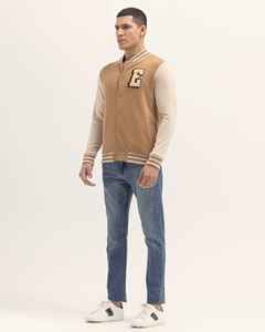 Chaqueta Varsity de lana de alta demanda para hombres Tipo de cierre Bolsillos con botones Letterman College Baseball Bomber Varsity Jacket para hombres - Product Image 4