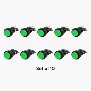 Juego de 10 botones redondos pequeños para arcade con luz LED y microinterruptor, envío gratis - Product Image 4