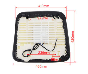 LUCKYROC Repuestos para Montacargas, Cojín de Asiento Tapizado 3514338009 con Interruptor para <span class=keywords><strong>Linde</strong></span> 1275-01 1276-01 115-11 115-12 350-04 1 Pieza - Product Image 3
