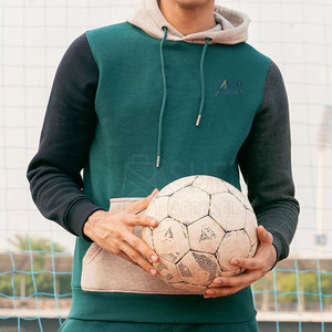 Chándal Deportivo para Hombre, Estilo Urbano, con Capucha, Corte Regular, Transpirable, Ligero, Ecológico, de Secado Rápido, Estampado, para Invierno - Product Image 4