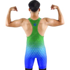 Blaze Fight Wear venta al por mayor OEM personalizado Udult hombres lucha camiseta de talla grande poliéster levantamiento de pesas Vintage impresión por sublimación - Product Image 3