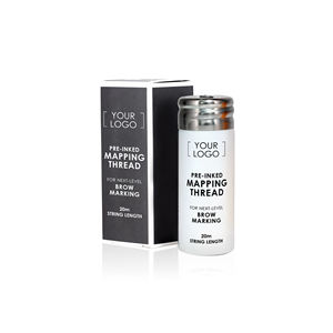 Fil de mappage / Cordon de mappage - 20m - Bouteille et fil noirs ou blancs - OEM - Marque privée - Étiquette personnalisée - Lamination des sourcils - Product Image 1