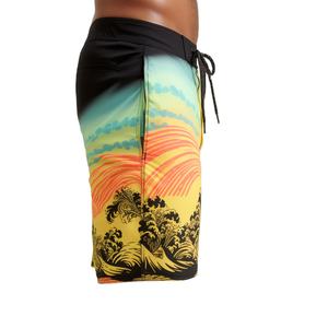 Vente en gros directe d'usine de shorts de bain à séchage rapide pour hommes, shorts de sublimation à prix de gros pour extérieur, shorts de sublimation décontractés personnalisés - Product Image 5