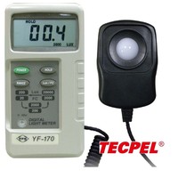 Medidor de Luz Digital y Fotómetro TENMARS YF-170 con Sensor de Diodo de Silicio, Resolución de 0.01 lx, Rango de hasta 200,000 Lux, Precisión del 3%