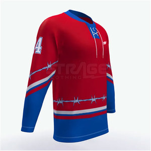 Jersey de Hockey sobre Hielo Personalizado con el Mejor Diseño, Alta Calidad, 100% Poliéster, Transpirable, Ecológico, Ligero, Ropa Deportiva, Nuevo en Existencia - Product Image 5