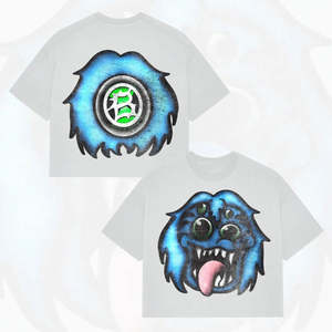 Camiseta personalizada de gran tamaño estilo streetwear Y2K con estampado DTG, 100% algodón para hombre, impresión DTG A3, camiseta hip hop. - Product Image 2