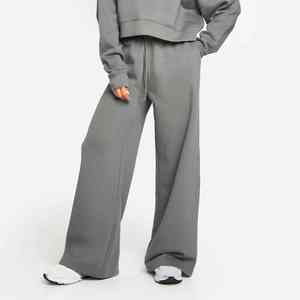 2025 New Arrival 100% Cotton Women's Sweatpants Custom Screen Printed Logo Heavyweight Solid Colour Flared Ladies <b>Lace</b> Winter - Product Image 6