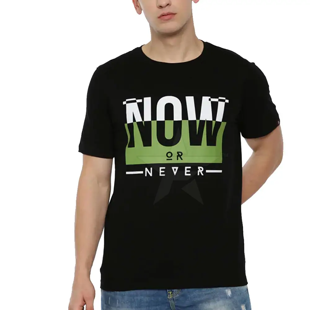 하이 퀄리티 스트리트 웨어 유행 티셔츠 최고 판매 소프트 패브릭 남성 스크린 인쇄 티셔츠