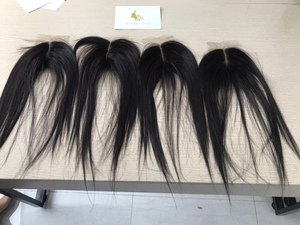 Frontal And Closure – cheveux humains péruviens, cheveux vierges en bambou, 2x6, 13x4, 4x4, 5x5, livraison rapide, bon marché - Product Image 3