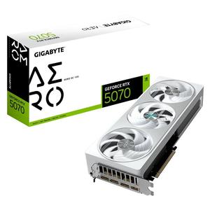 Nouvelle carte graphique GIG at BYTE GeForce RTX 5070 AERO OC 12G GDDR7 2025, carte graphique RTX5070 blanche pour jeux sur PC de bureau - Product Image 1