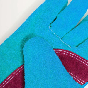 Gants de travail de sécurité multifonctionnels à faible MOQ pour les soudeurs, gants de travail de soudage en cuir de vachette double couche de haute qualité - Product Image 5