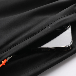 Latest Men's Gym-Style Casual Swim Shorts Trendy Mid Waist Woven Stretch <b>Fabric</b> Plain Dyed <b>Nylon</b>/Polyester Featuring Pockets - Product Image 3